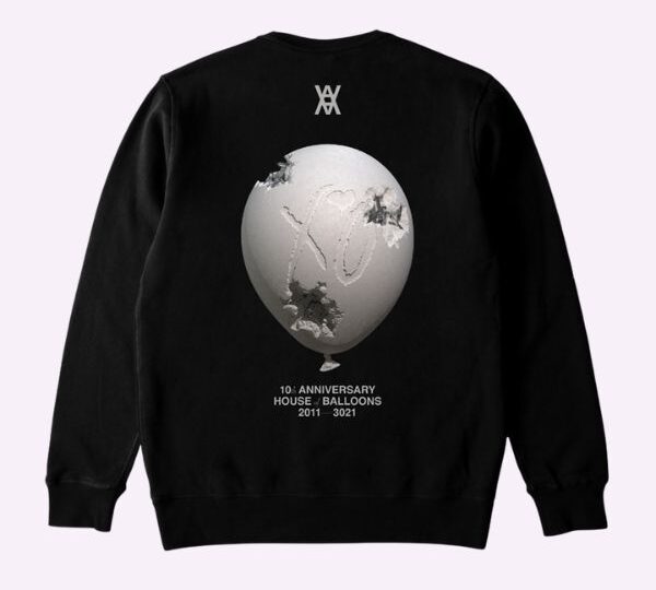The-Weeknd-x-Daniel-Arsham-House-Of-Balloons-Eroded-Balloon-Crewneck-Sweater-Black
