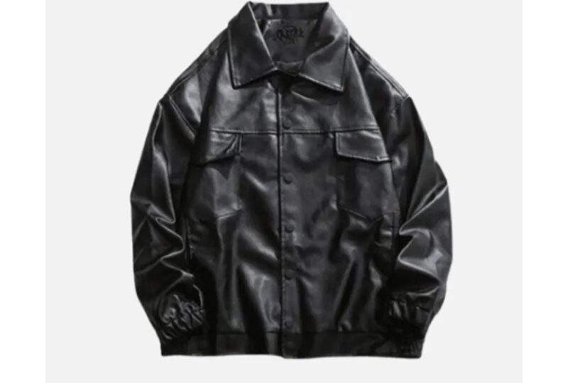 Black-SYNA-World-Leather-Bomber-Jacket-SYNA-Worldwide-1
